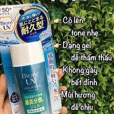 Kem Chống Nắng Biore UV Aqua Rich Watery Gel SPF50+/PA++++